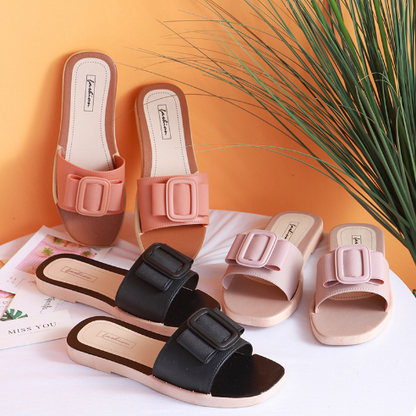 Women's Buckle Slide Sandals