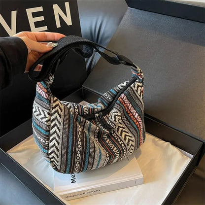 Tribal Stripe Crossbody Bag