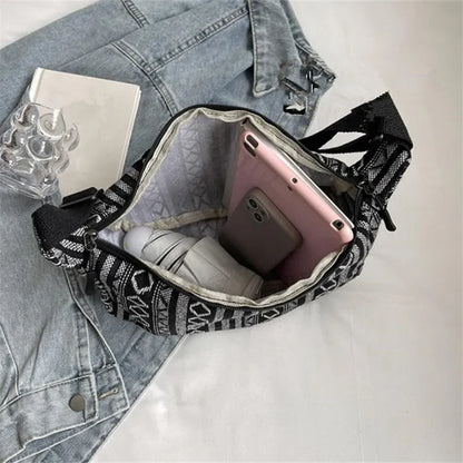 Tribal Stripe Crossbody Bag