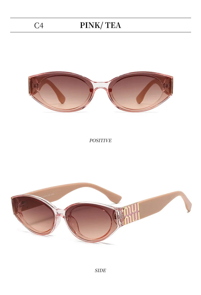 Oval Minimalist Sunglasses