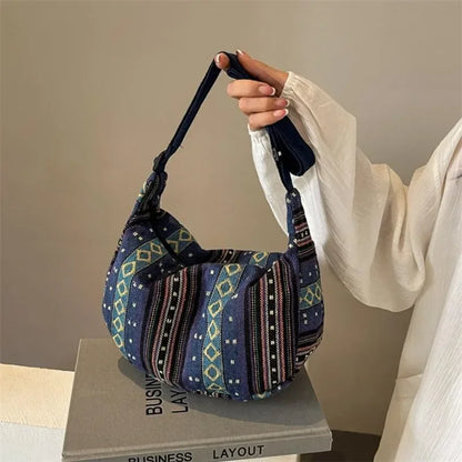 Tribal Stripe Crossbody Bag