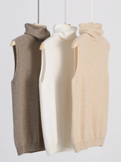 Women's Merino Wool Knit Vest