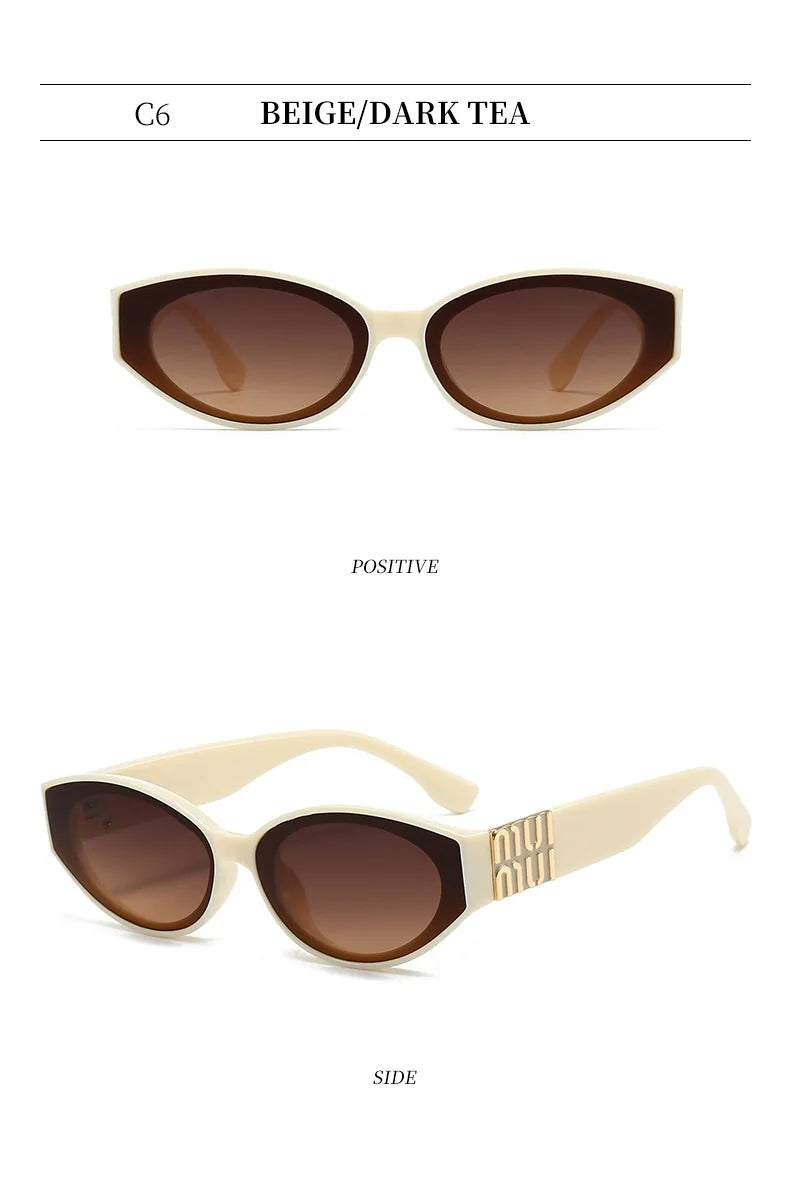 Oval Minimalist Sunglasses
