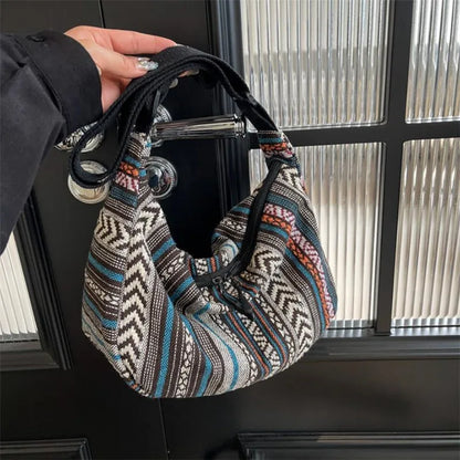 Tribal Stripe Crossbody Bag