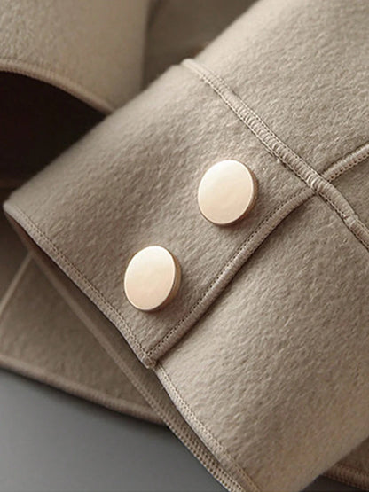 Women's Wool Button Coat