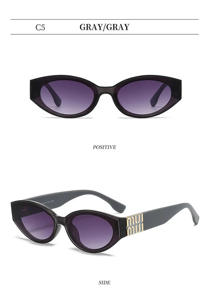 Oval Minimalist Sunglasses