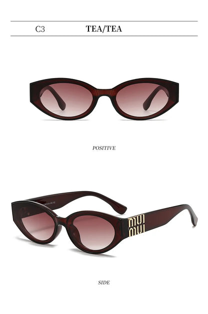 Oval Minimalist Sunglasses