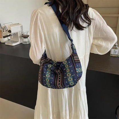 Tribal Stripe Crossbody Bag