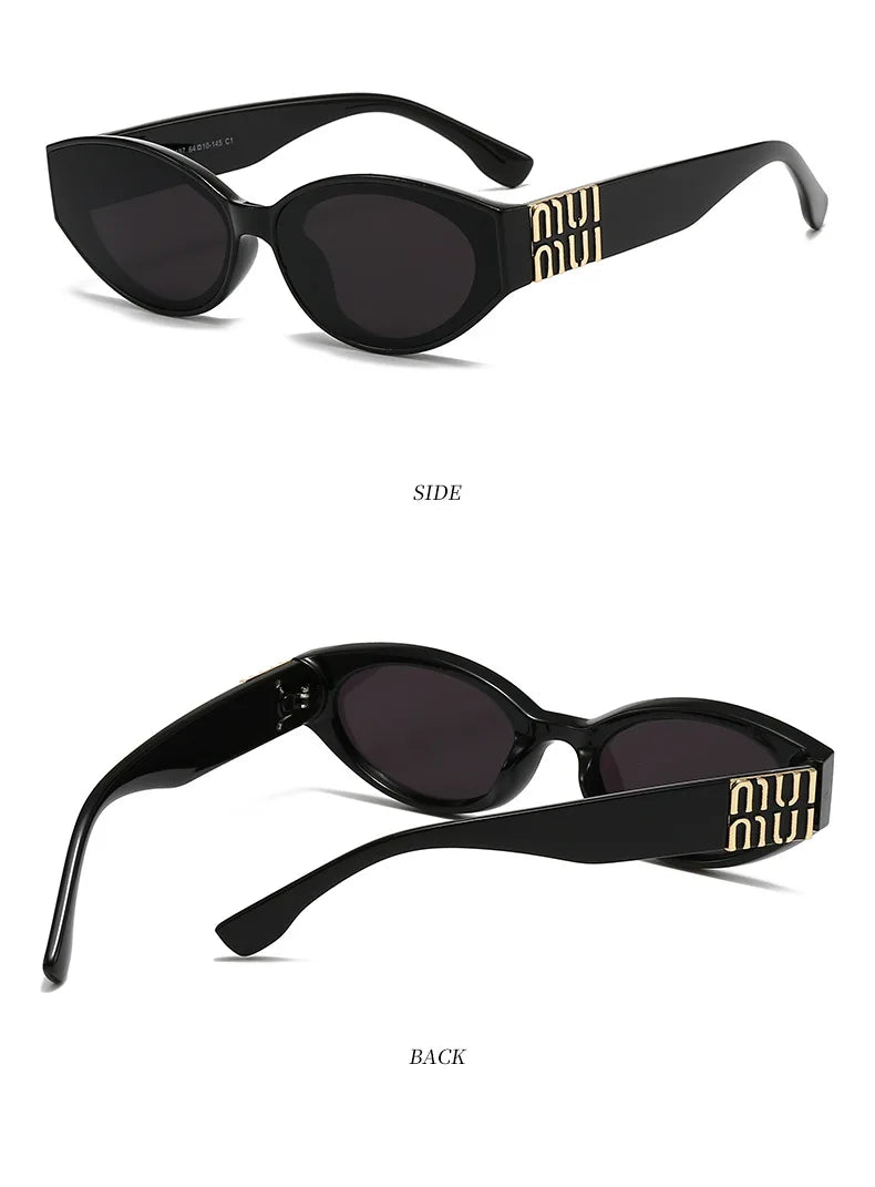 Oval Minimalist Sunglasses
