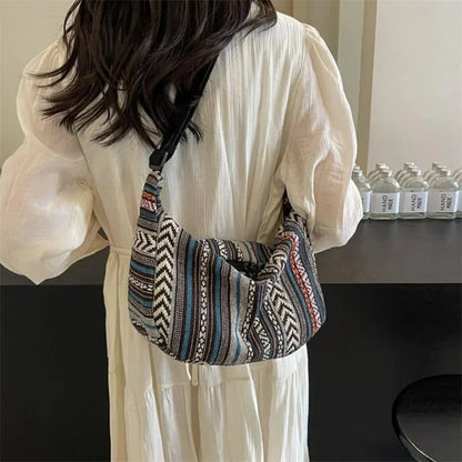 Tribal Stripe Crossbody Bag