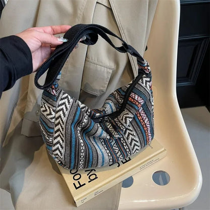 Tribal Stripe Crossbody Bag