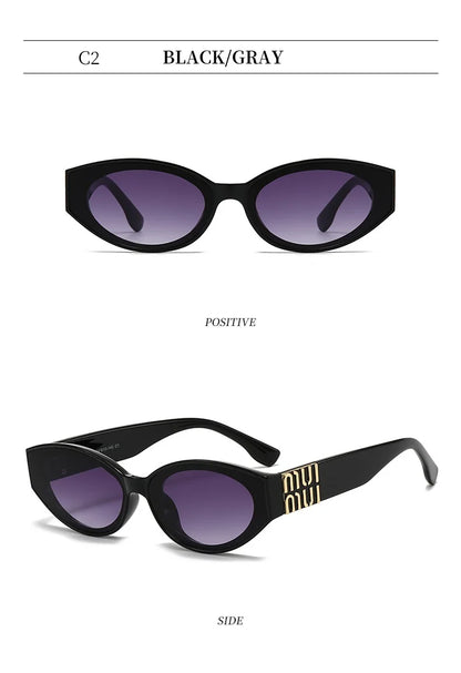 Oval Minimalist Sunglasses