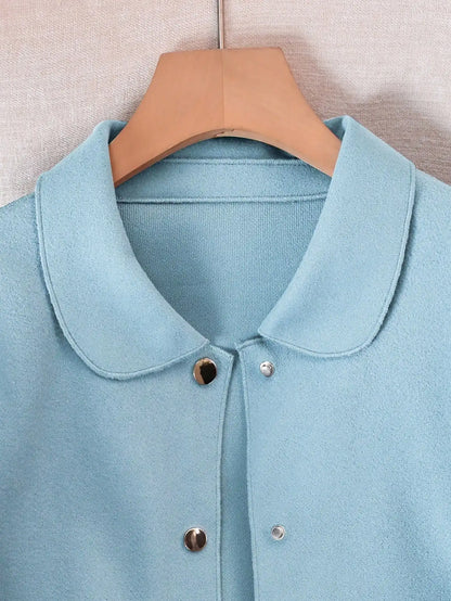 Women's Wool Button Coat